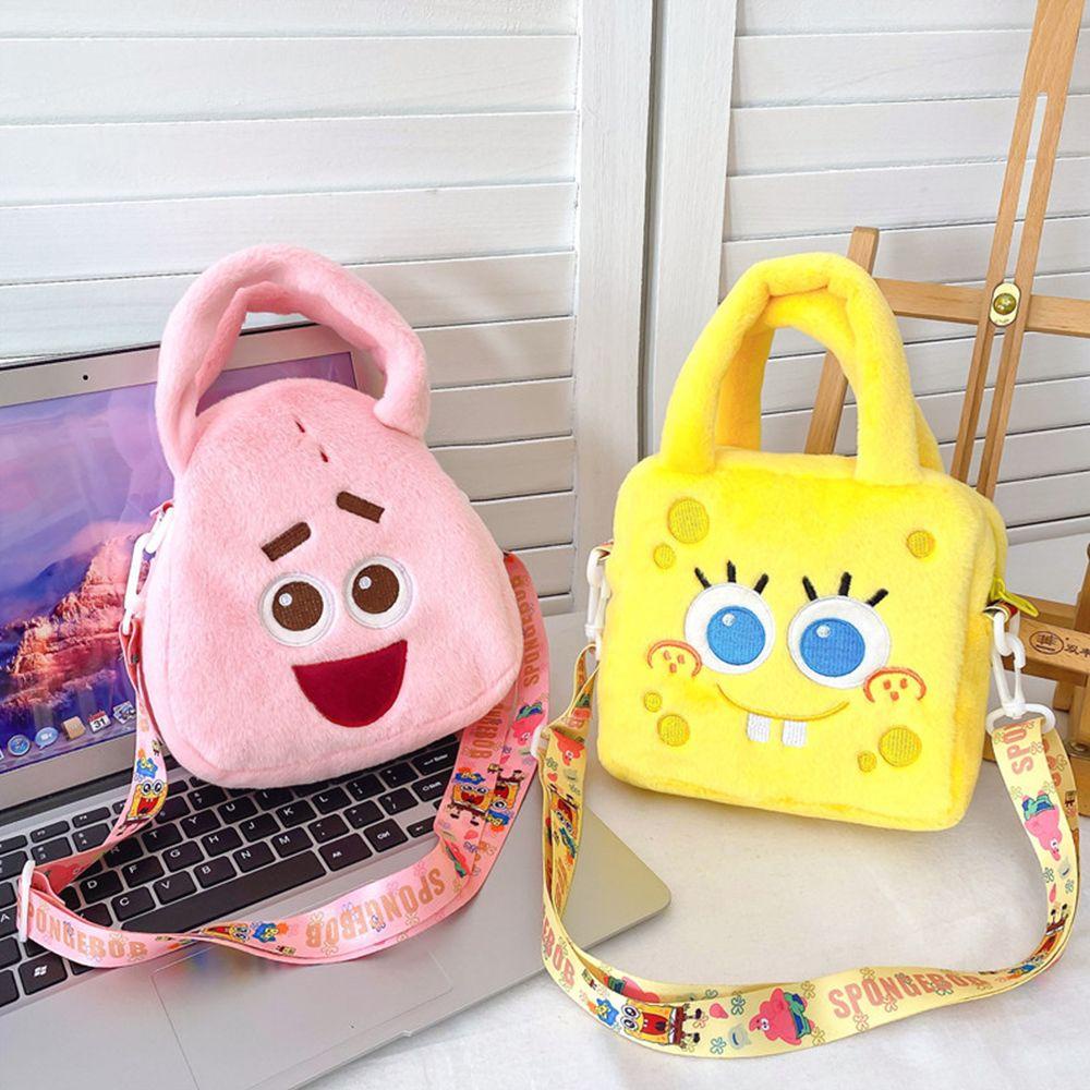 SOMEDAYZL Túi Xách Nữ Hình Spongebob Dễ Thương Dễ Phối Đồ