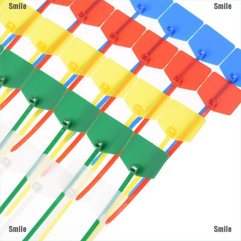 Set 100 Phụ Kiện Đánh Dấu Dây Cáp Mạng Nhiều Màu Sắc Tiện Lợi