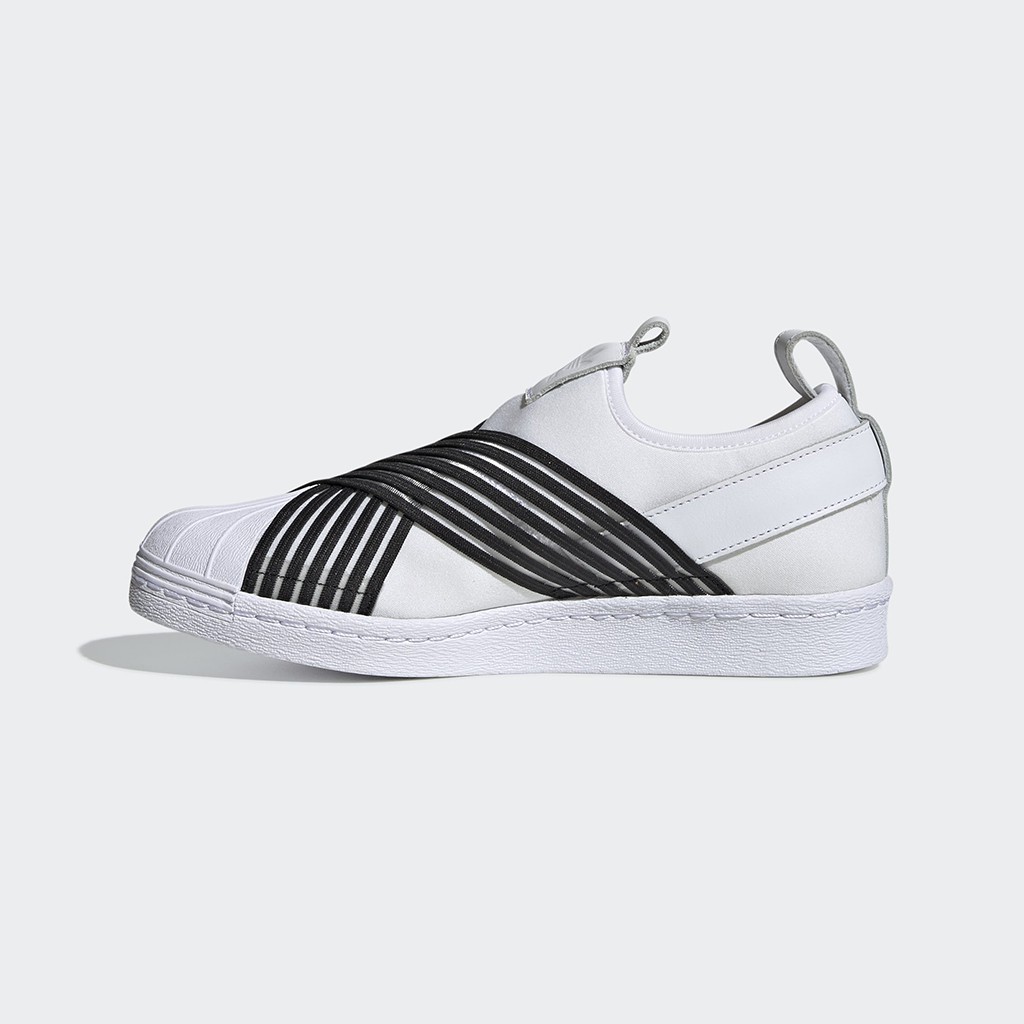 Giày Sneaker Thời Trang Adidas Super Star Slip-On Nữ Trắng Cg6013 – Hàng Chính Hãng - Bounty Sneakers
