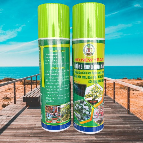HĐ.NEW YEAR giúp hoa lâu tàn, chống rụng hoa mai dạng xịt chai 450ml