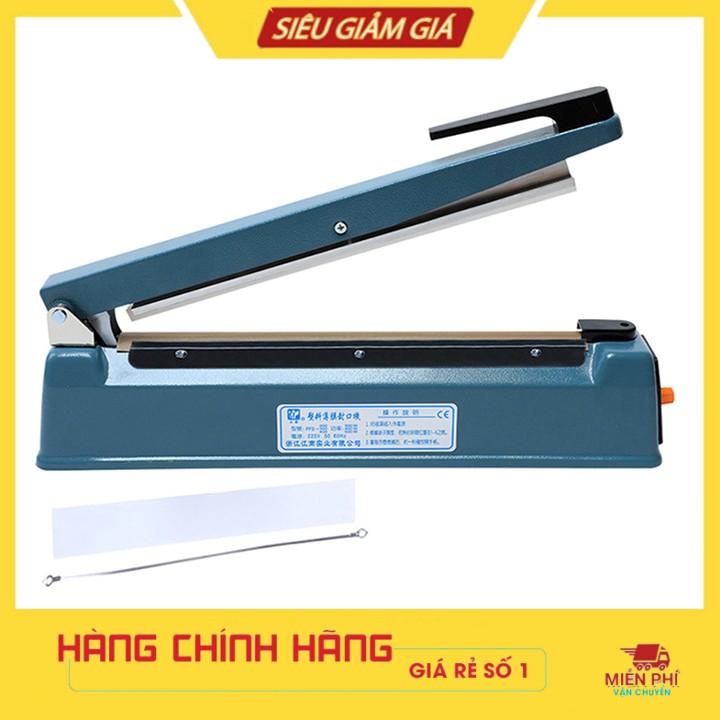 Máy Hàn Túi Dập Tay Đường Hàn Miệng Túi 30cm Vỏ Thép