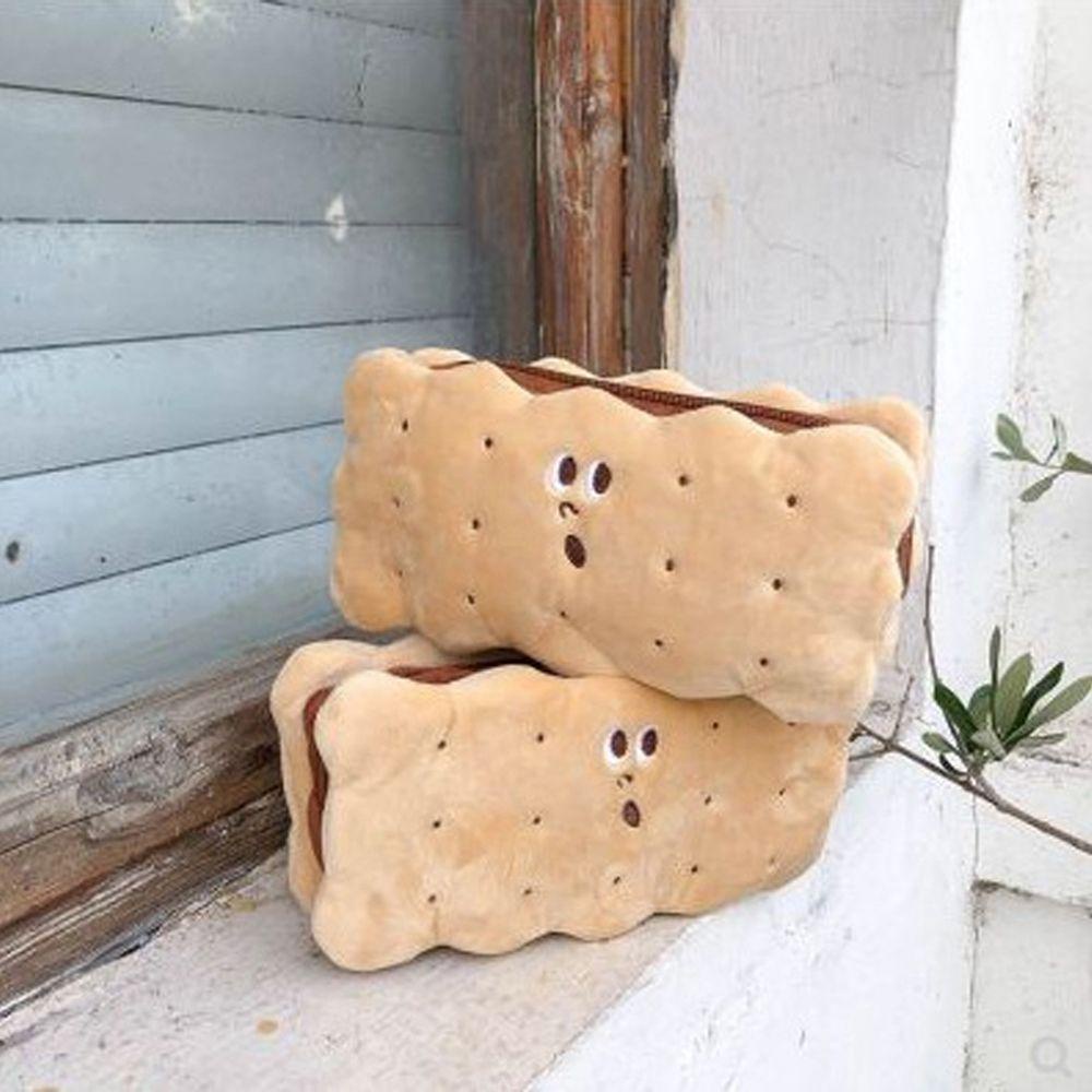 Túi Đựng Bút Hình Bánh Quy Hoạt Hình Sức Chứa Lớn