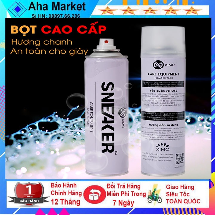 Chai xịt tạo bọt vệ sinh giày Sneaker cao cấp - Ahamarket
