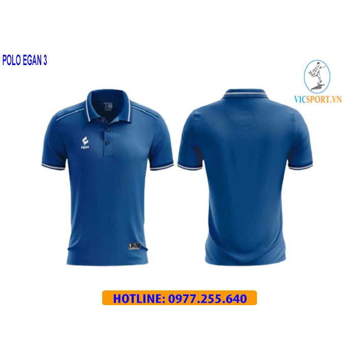 Áo Polo UV Egan Xanh Đậm 03 Bảo Vệ Làn Da Phù Hợp Tập Luyện Thể Thao Đi Chơi Dạo Phố UV03 - Vicsportvn