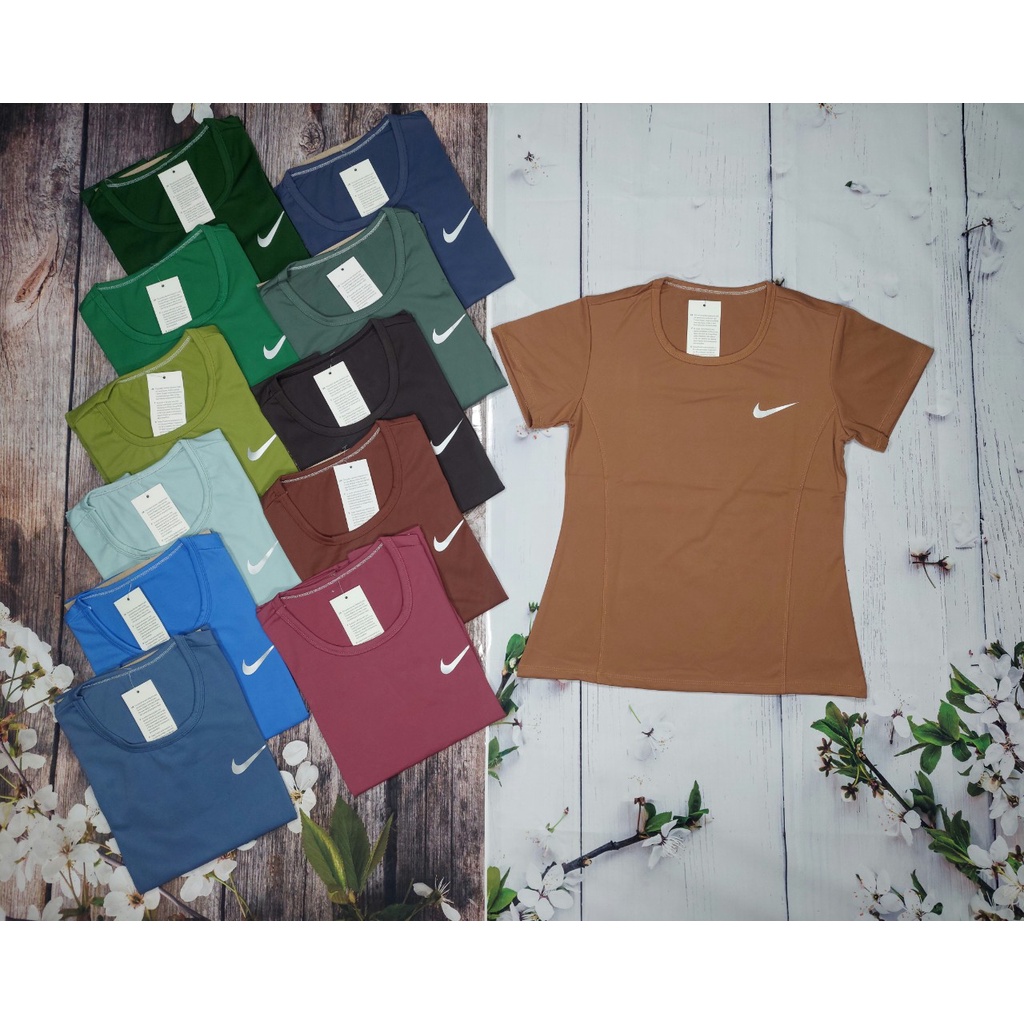 Áo Thun Nữ Thể Thao Cổ Tròn Tập Gym Tập Yoga Chất Vãi Thun Lạnh Co Giãn 4 chiều mềm mại thoáng mát