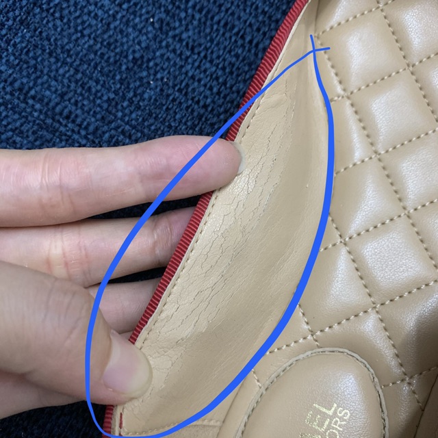 Giày Michael Kors Alice Ballet Đỏ (CLEARANCE 600K size 6.5)