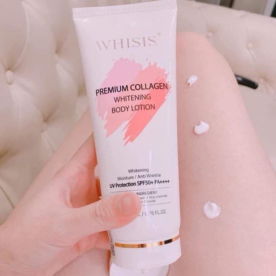 Kem dưỡng body WHISIS trắng da SPF 50+ PDA ++++ (200ml)