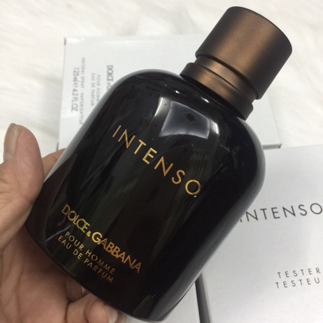 Nước hoa Dolce &amp; Gabbana Intenso 125ml edp tester for men hộp trắng như hình
