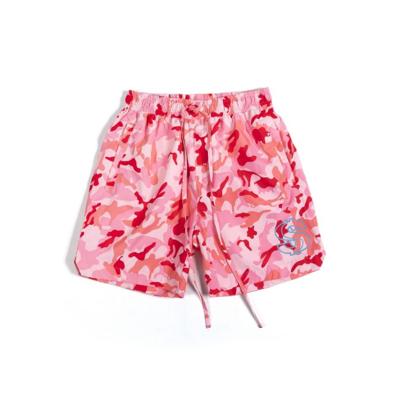 Quần Short camo hồng CHẤT LIỆU NYLON PHONG CÁCH UNISEX