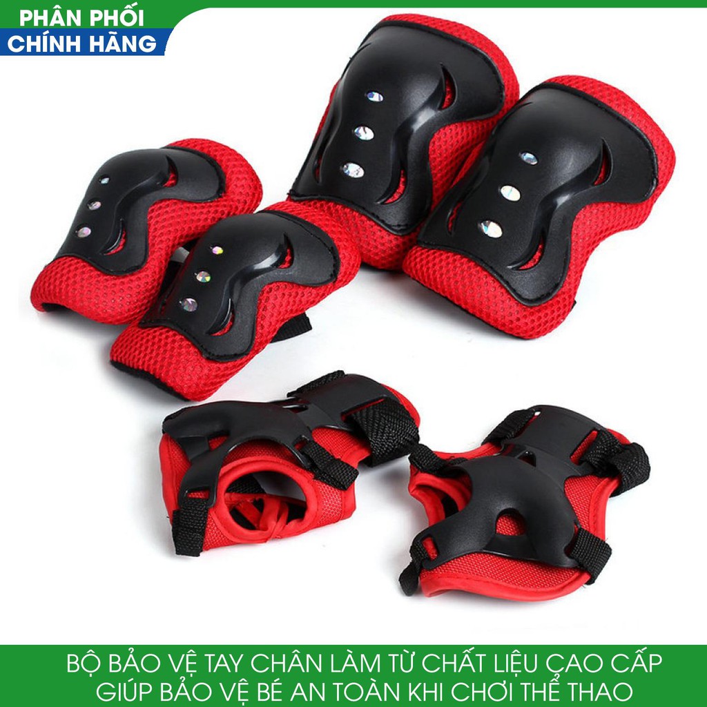 Bộ bảo vệ bảo hộ tay chân trượt patin Longfeng ,đi xe đạp.. dành cho các bé từ 2 - 10 tuổi nhiều màu