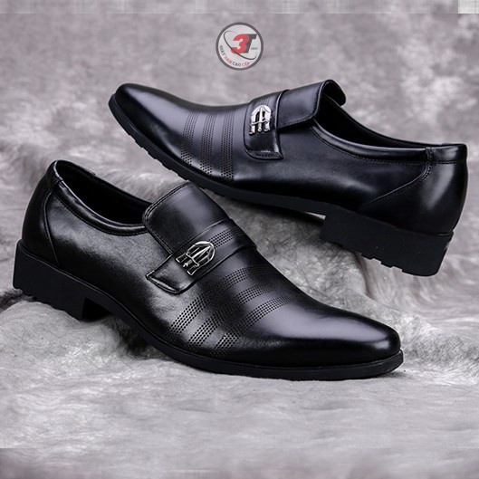 Giày Tây Nam , Đế cao 3cm ,Tây lười,dáng công sở thời trang trẻ trung,lịch lãm, Mẫu mới Nhất