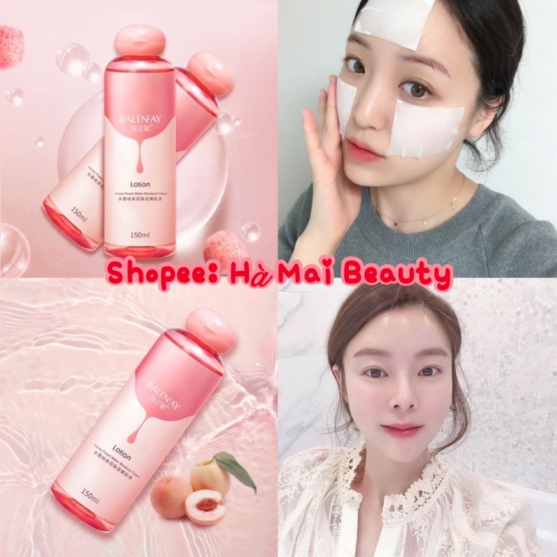 Nước hoa hồng tinh chất đào BALENFAY 200ml