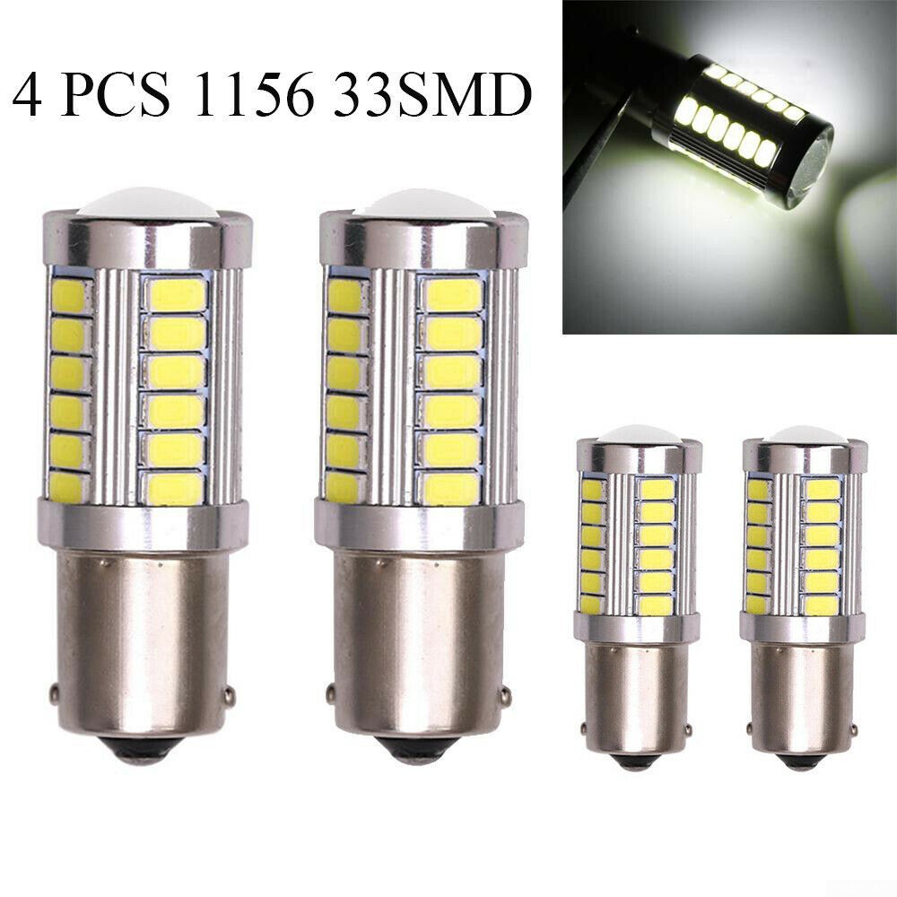 Đèn LED Chân 1156 Chip 5630 Dạng Cầu Lồi Siêu Sáng Với 33 SMD Cho Đèn Hậu, Đèn Lùi, Xi Nhan, Báo Rẽ Ô Tô, Xe Máy