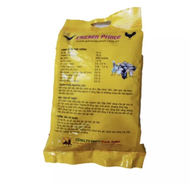 Thức Ăn Cho Gà Con, Gà Mái Hậu Bị Và Nuôi Con Chicken Prince 2kg - Cám Gà Cao Cấp.