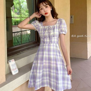 Đầm Ca Rô Ca Rô Thời Trang Đáng Yêu Cho Nữ