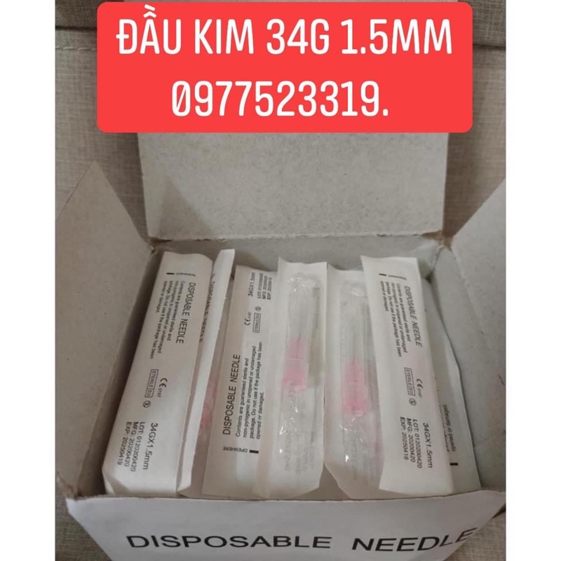 ĐẦU KIM TIÊM MESO 34G 1.5mm