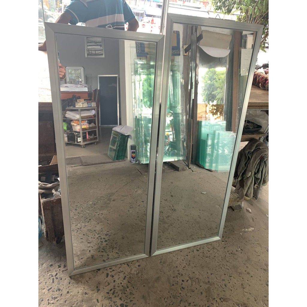 Gương soi toàn thân 0,47m*1,19m( viền nhôm bạc)