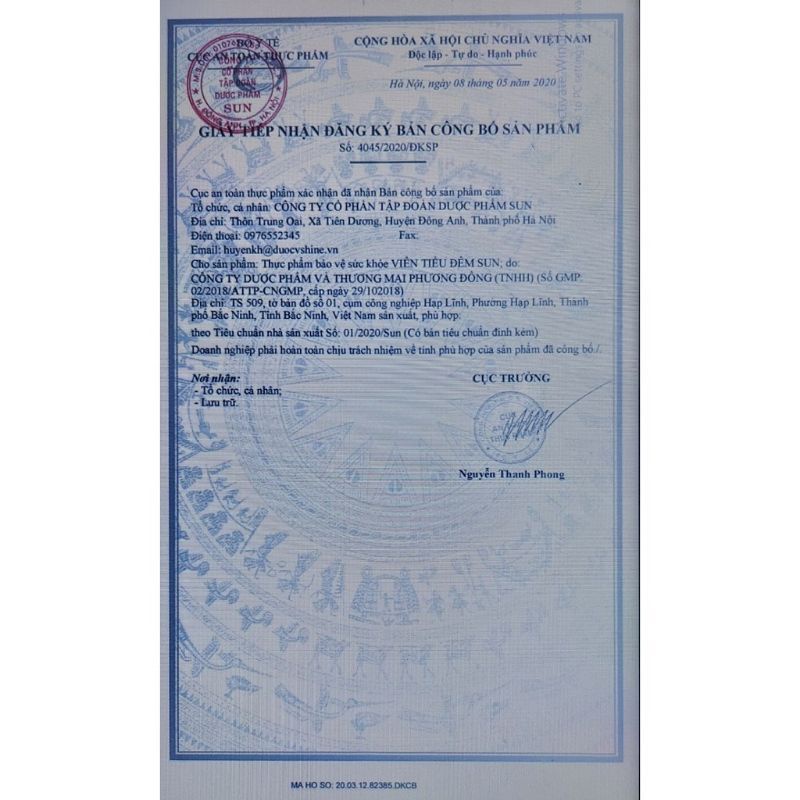 VIÊN TIỂU ĐÊM SUN - Hỗ trợ giảm tình trạng tiểu đêm, tiểu rắt, tiểu không tự chủ, dùng được cho cả nam và nữ