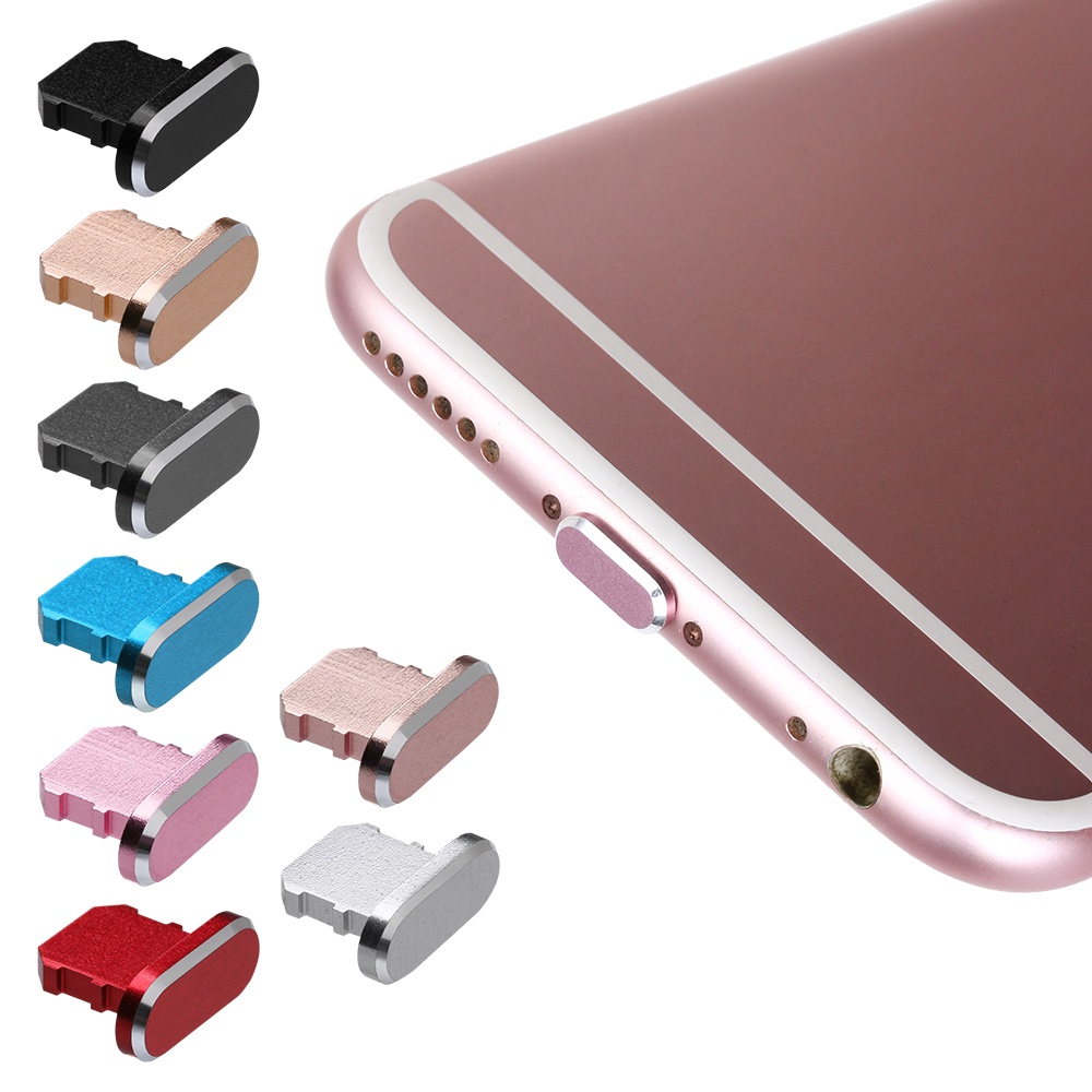 Nút Bịt Chống Bụi Bằng Hợp Kim Nhôm Cho apple Iphone 13 12 11proMax X XR