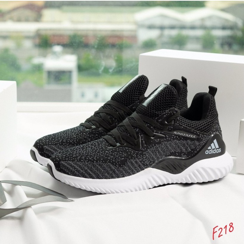 [MUA NHIỀU GIẢM NHIỀU] Giày cặp nam nữ adidas alphabouce màu đen thể thao đẹp Hàn Quốc | Giày thể thao nam nữ giá rẻ