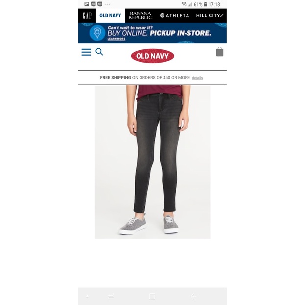 JEAN BÉ GÁI OLD NAVY XUẤT XỊN