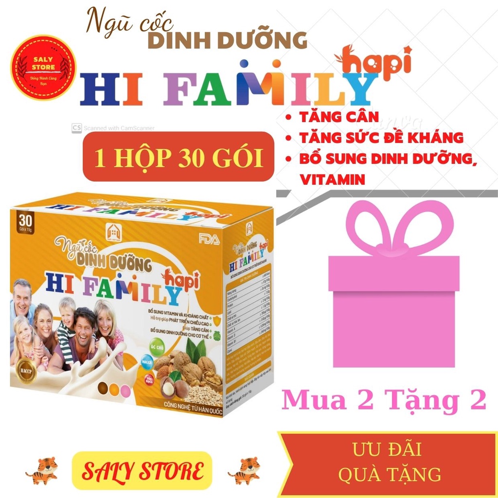 Ngũ Cốc Dinh Dưỡng Cho Mẹ Bầu và Sau Sinh Hi FAMILY- Giúp Sữa Đặc Hơn Dinh Dưỡng Nhiều Hơn ,Mẹ ăn Vô Con ,Bé Hấp Thu Tốt