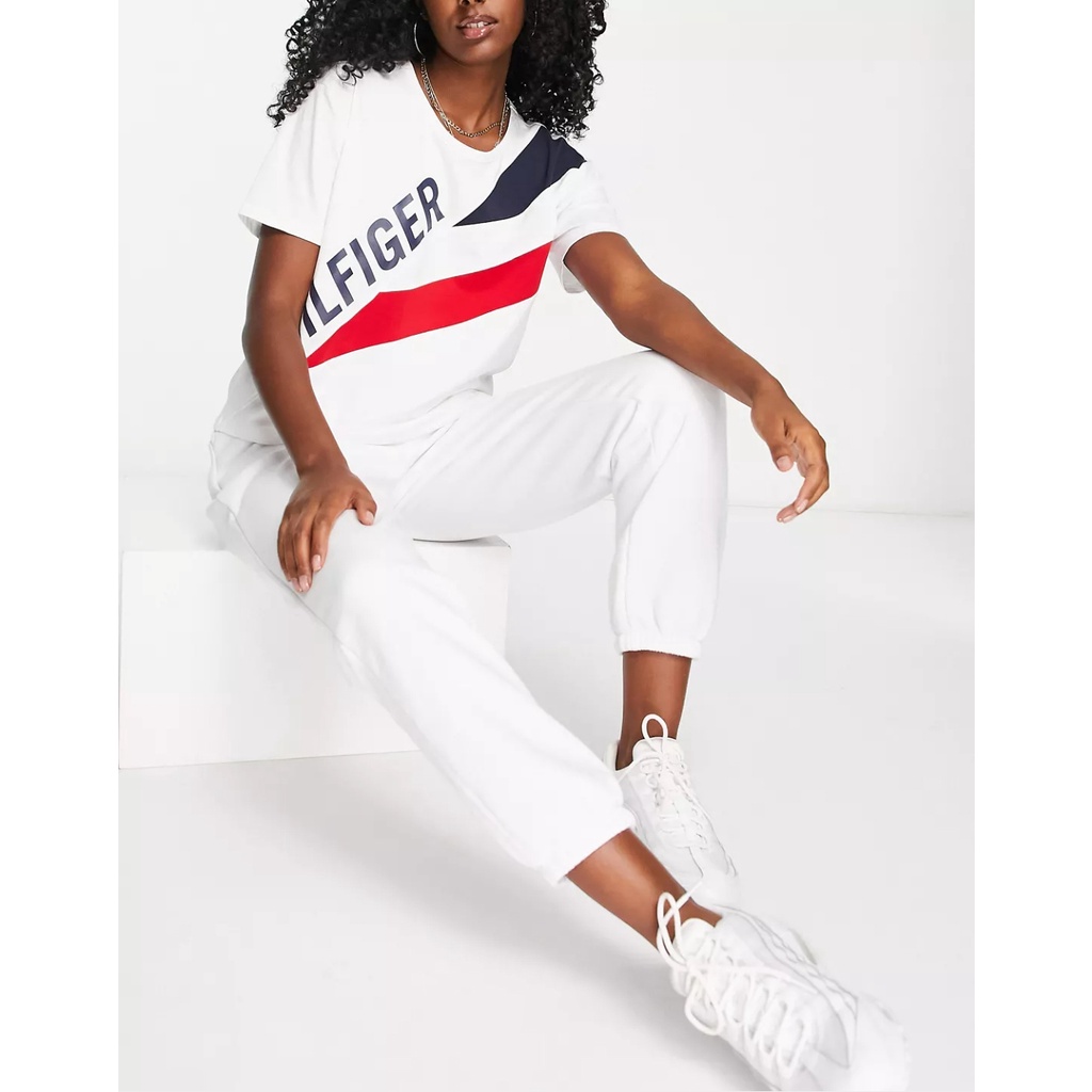 ÁO THUN T.0MMY H.lLFlGER T-SHlRT WlTH LOGO