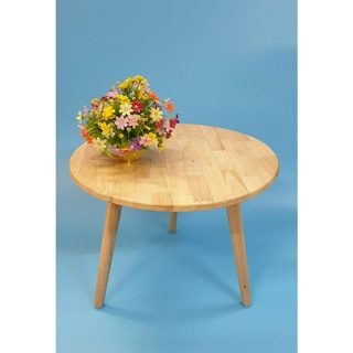 [Có sẵn] Bàn sofa tròn đủ màu 50cm bán kính nhỏ xinh-chân gỗ.