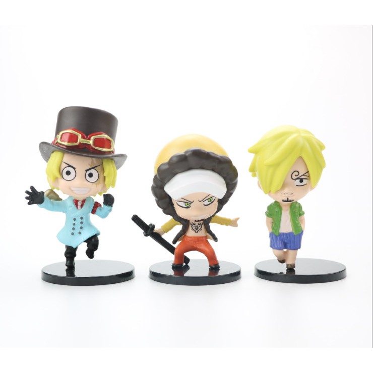 Mô Hình Nhân Vật OnePiece Chibi  Full cả 6 em quà tặng trang trí