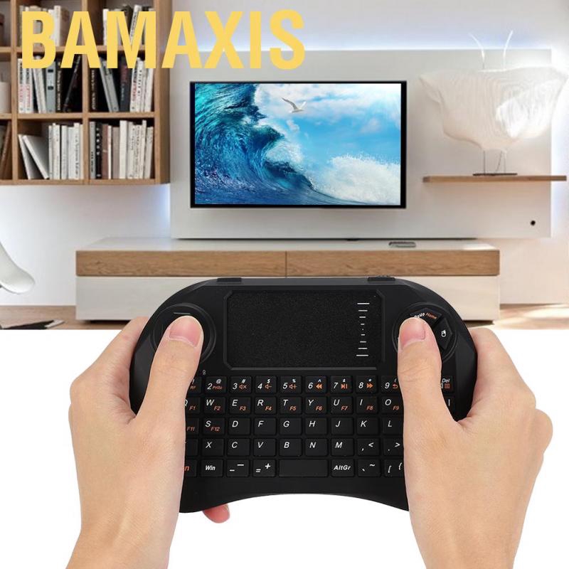 Bamaxis X3 2.4G Multifunction Wireless Keyboard and Mouse  Mini Touch with Large Panel Remot