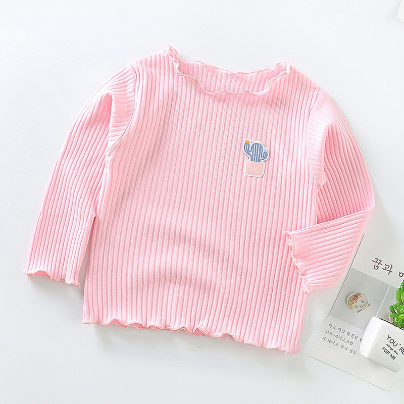Áo Thun Tay Dài Xinh Xắn Dành Cho Bé Gái