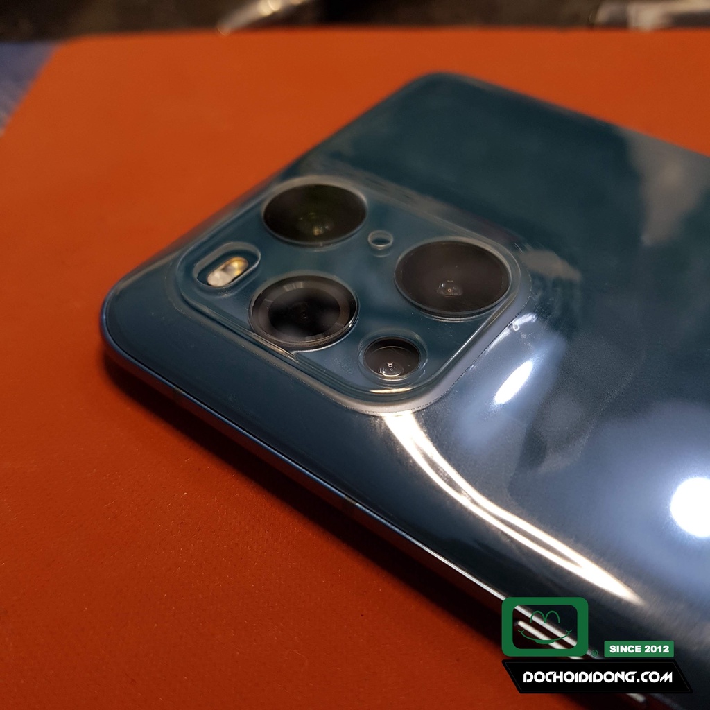 Miếng dán cường lực camera Oppo Find X3 Pro thủy tinh hữu cơ