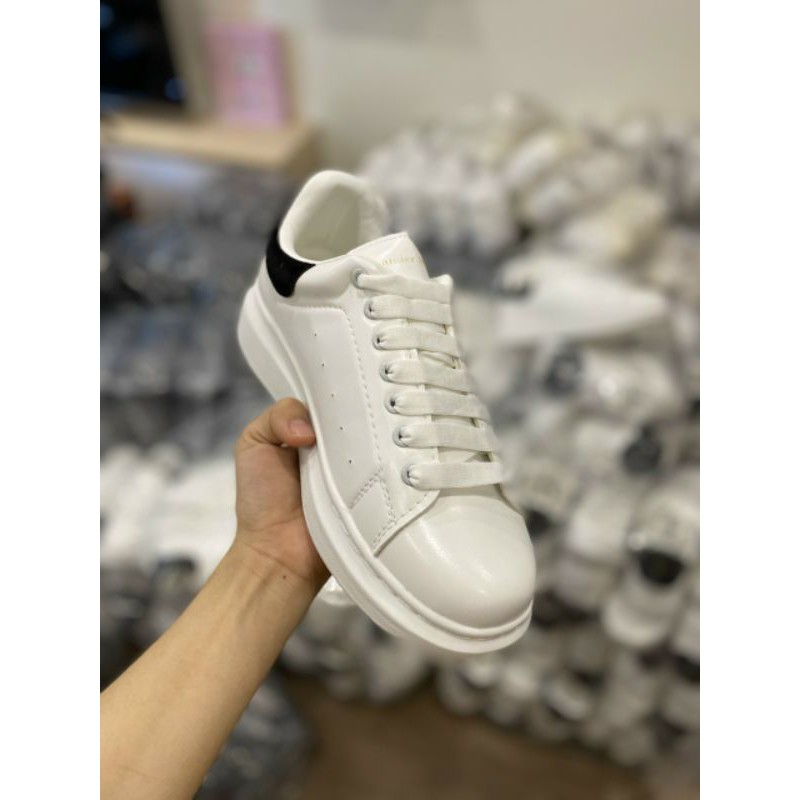 [ TẶNG HỘP, DÂY] GIẦY MC MẦU TRẮNG GÓT ĐEN