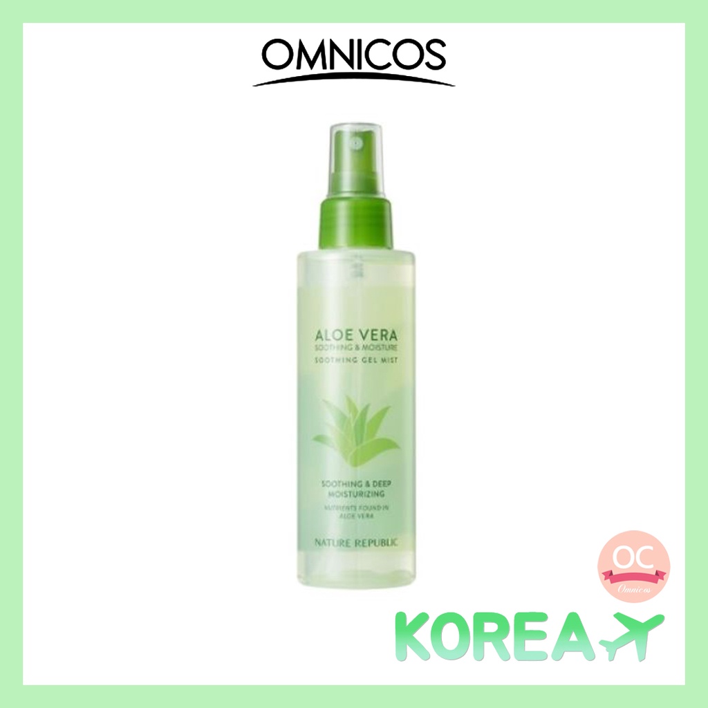 Gel Dạng Xịt Khoáng Nature Republic Chiết Xuất Lô Hội 92% 155ml