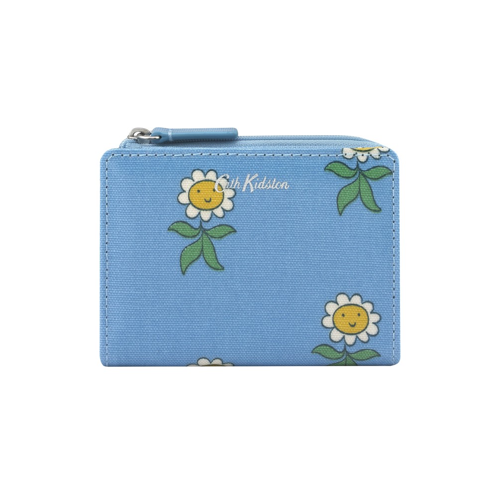 Cath Kidston - Ví cầm tay Slim Pocket Purse Petal Flowers - 984850 - Blue Grey