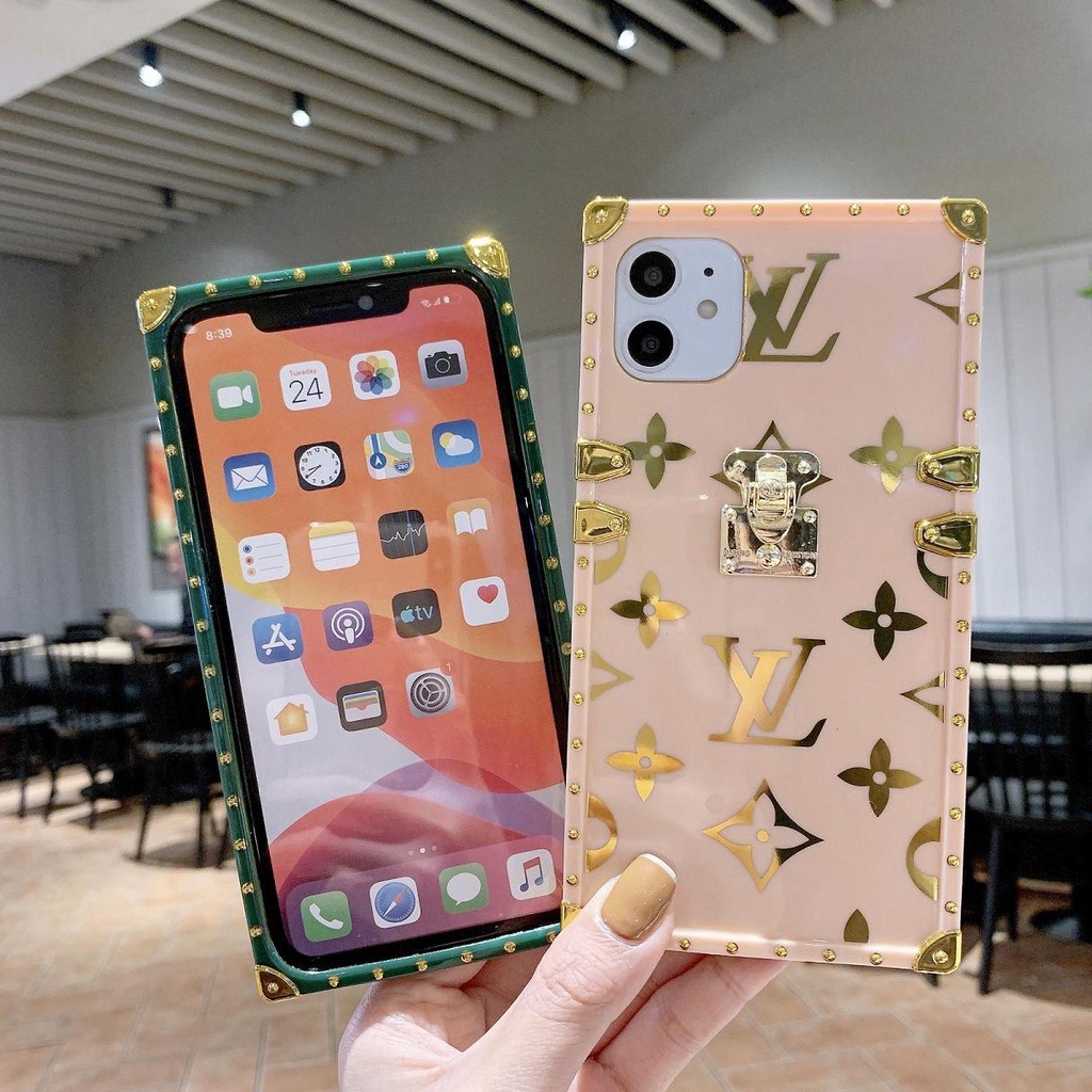 Ốp điện thoại vuông thời trang thích hợp cho iPhone 11 Pro Max X XR XS MAX 6 6S 7 8 Plus