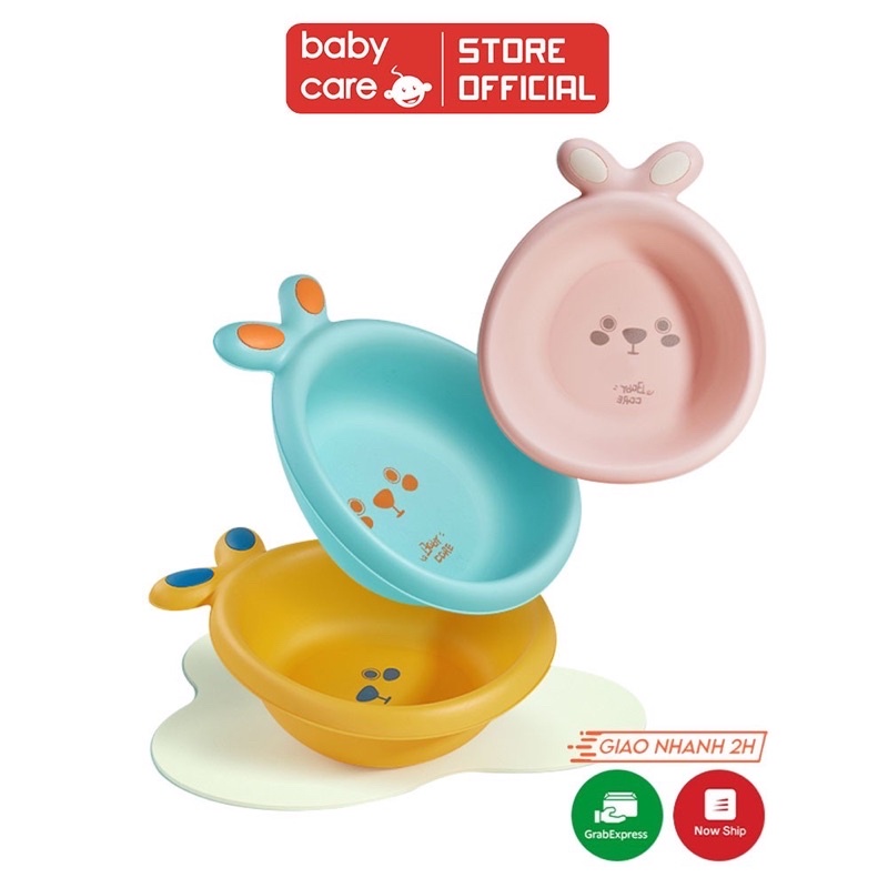 Set 3 thau rửa cho bé BC BABYCARE tiện dụng có thể xếp chồng - BC3086