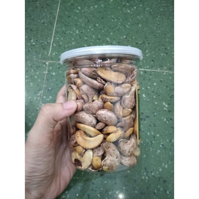 02 hộp hạt điều 300gr/hộp (600gr) hạt điều rang muối Bình Phước vỡ đôi (loại ngon)