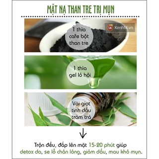 Bột Than Hoạt Tính Dưỡng Da Handmade