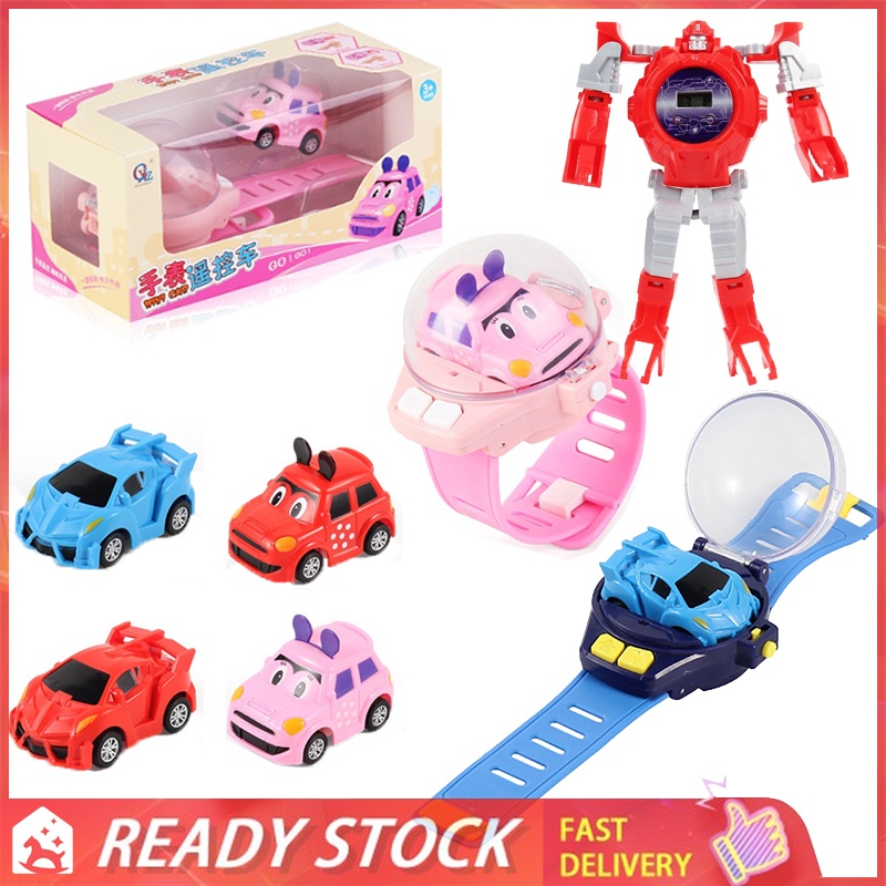 Đồng hồ đồ chơi xe hơi điện tử mini điều khiển từ xa cho bé