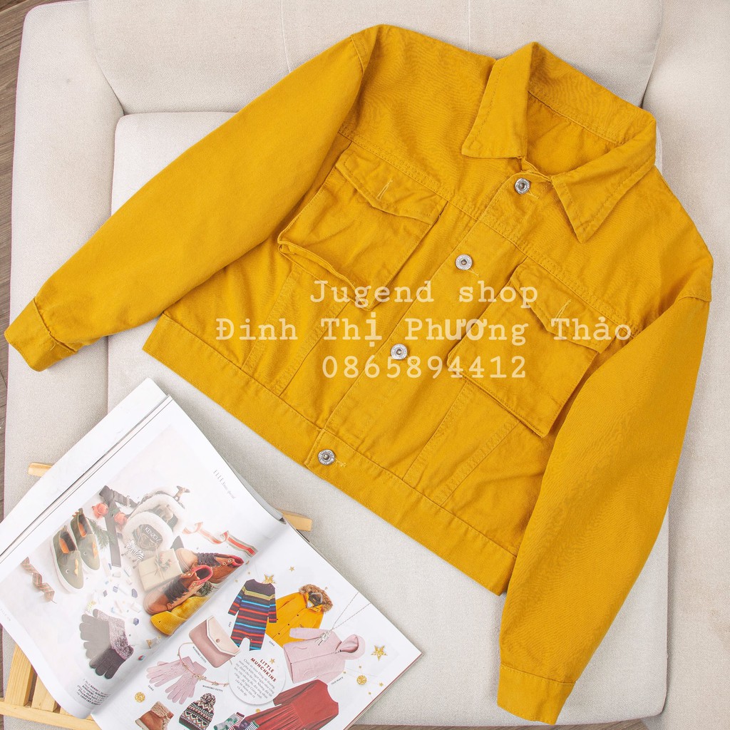 [ẢNH THẬT] Áo Khoác Nữ chất KAKI THÁI LAN có TÚI NẮP cao cấp 9 màu phong cách trẻ trung năng động | BigBuy360 - bigbuy360.vn