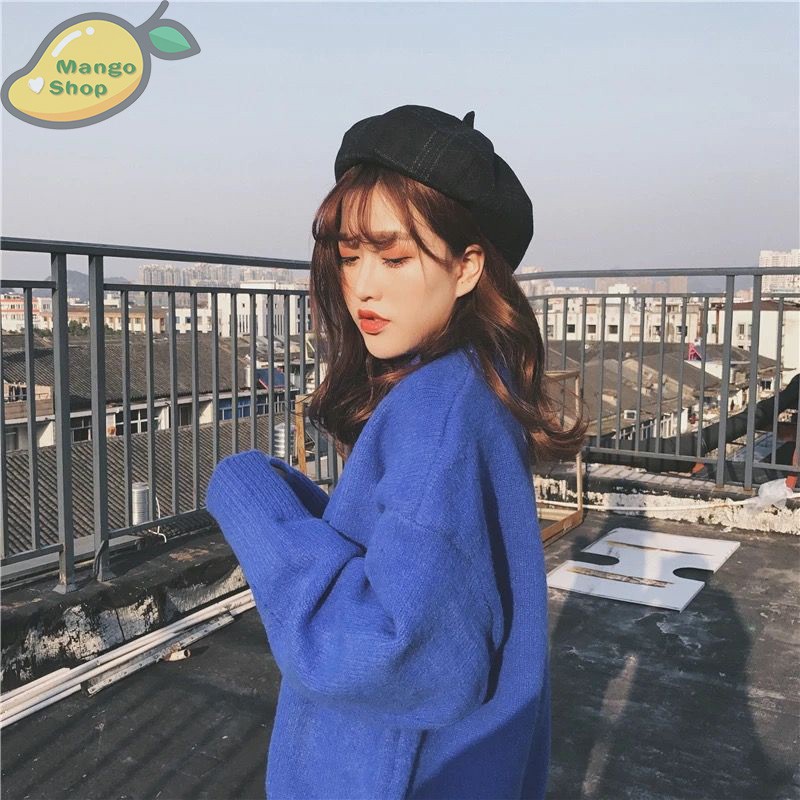 Mũ nồi kẻ caro Ulzzang ( Mũ nồi beret )