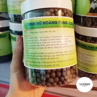 500gr viên trinh nữ hoàng cung cao xạ đen cao cấp có giấy chứng nhận ATTP - LS934
