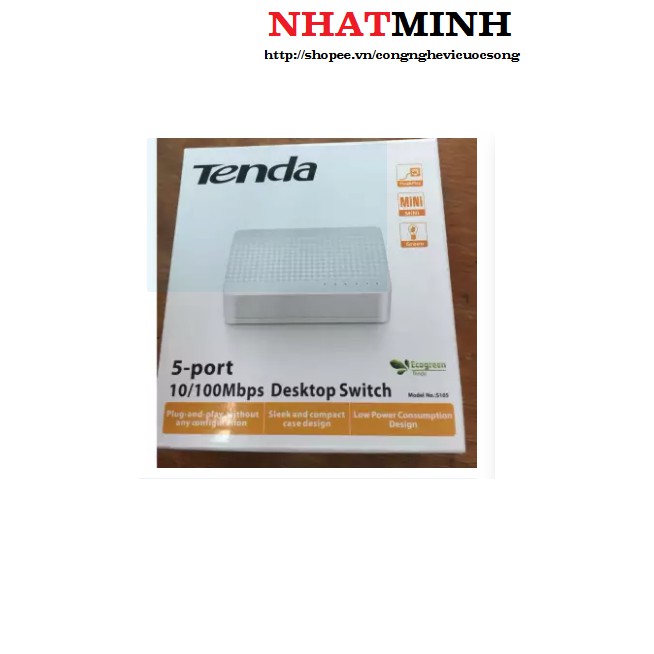 Bộ chia mạng Switch 5 port 10/100 Tenda S105 (5 cổng)