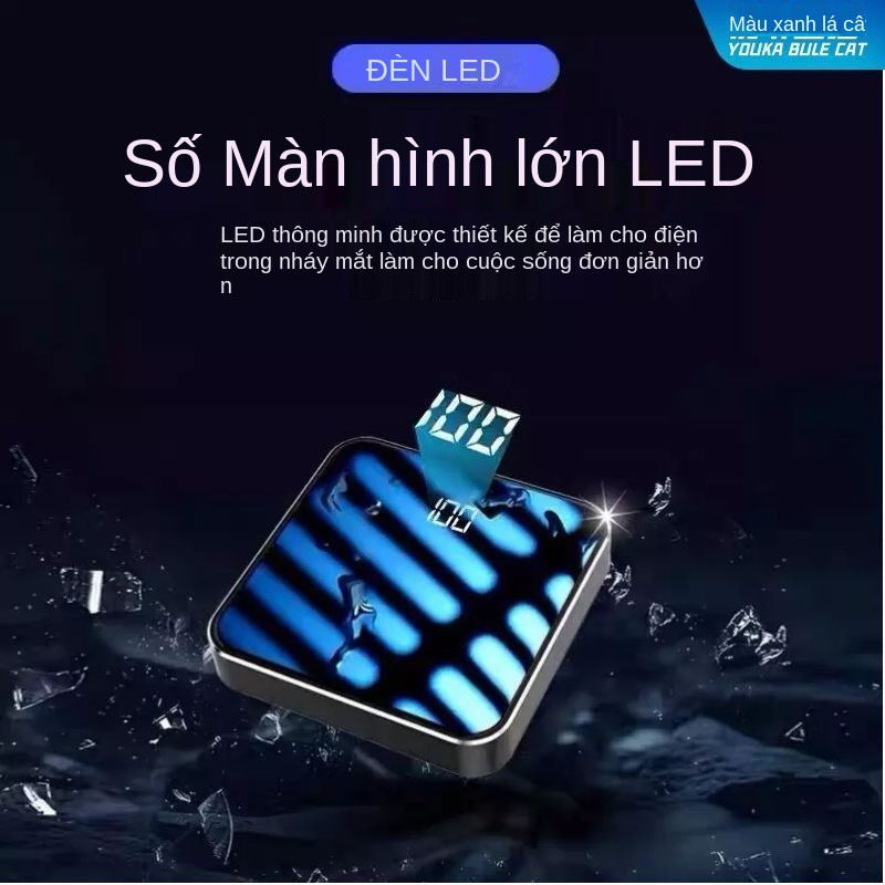 Pin sạc dự phòng nhỏ, dung lượng lớn, nhanh và bền, Apple vivo, Xiaomi, OPPO, Huawei Universal / 20000 mAh