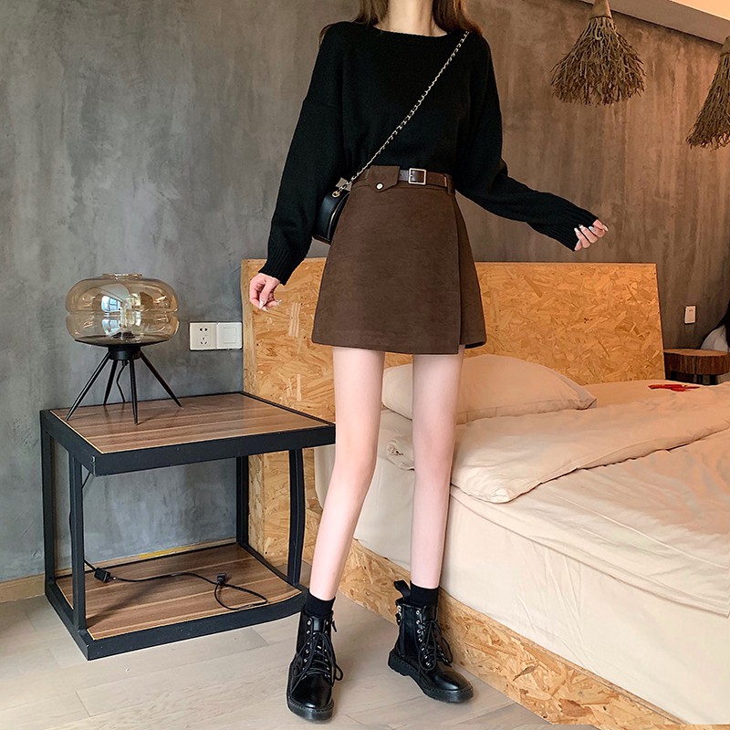 [Mã FADIRECT20 giảm 20K đơn 150K] Chân Váy Ngắn Lưng Cao Thời Trang Xuân Thu Cho Nữ 2021 | BigBuy360 - bigbuy360.vn