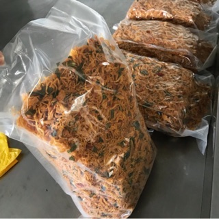[hút chân không] 5KG KHÔ GÀ CAY LÁ CHANH LOẠI 1 ( siêu cay - cay vừa ) THƯƠNG HIỆU CÓ GIẤY VSATTP