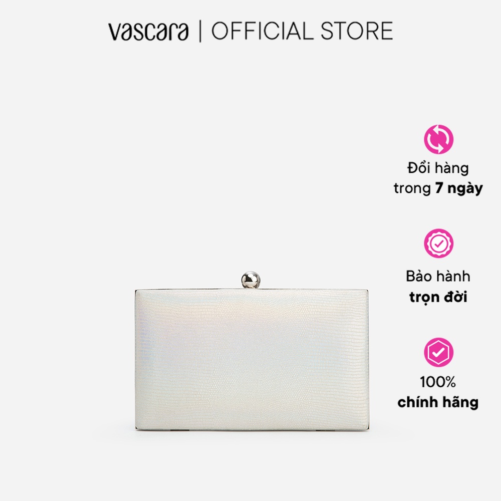 Vascara Ví Dự Tiệc Cầm Tay Vân Da Kỳ Đà - CLU 0096