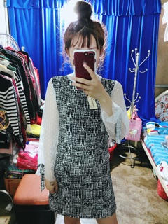 Váy tiểu thư hình thật tự chụp