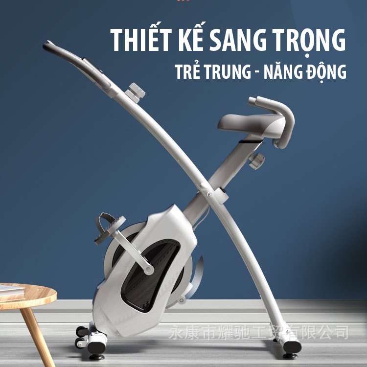 MÁY ĐẠP XE JOBUR X - BIKE GH 606 - DỤNG CỤ TẬP TẬP GYM CAO CẤP TẠI NHÀ AN TOÀN VÀ HIỆU QUẢ